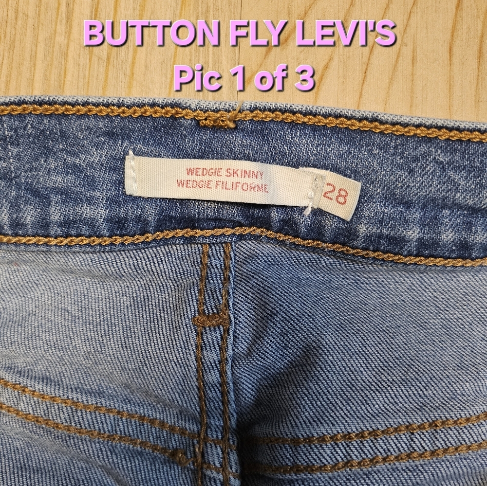Levi's Women's Wedge Skinny Jeans - Blue BUNDLE 3 FOR ONLY $50
